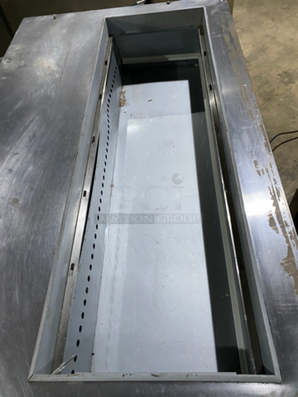 Beverage Air Commercial Refrigerated Sandwich Prep Table! With 2 Door Underneath Storage Space! With Poly Coated Racks! All Stainless Steel! On Casters! Model: SPE4812 115V 60HZ 1 Phase - Image 5 of 9