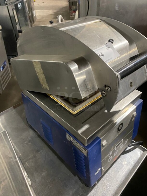 WOW! Electrolux Commercial Stainless Steel Countertop Panini Press Machine! 208V! Model: HSPPAN SN: 04004130!
 - Image 2 of 6