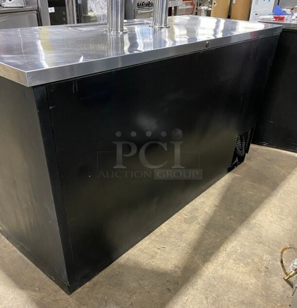 True Commercial Refrigerated Dual Tower Kegerator! With 2 Door Storage Space Underneath! Model: TDD3 SN: 3620418 115V 1PH - Image 4 of 11