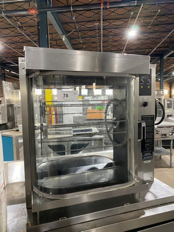 Savory Commercial Countertop Electric Powered Rotisserie Oven! All Stainless Steel Body! - Image 1 of 8