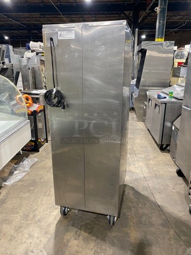 SWEET! FWE Electric Powered Food Warming Cabinet! With Solid Split Door! All Stainless Steel! On Casters! Model: TST16CHP SN: 144082001 120V 60HZ 1 Phase - Image 2 of 8