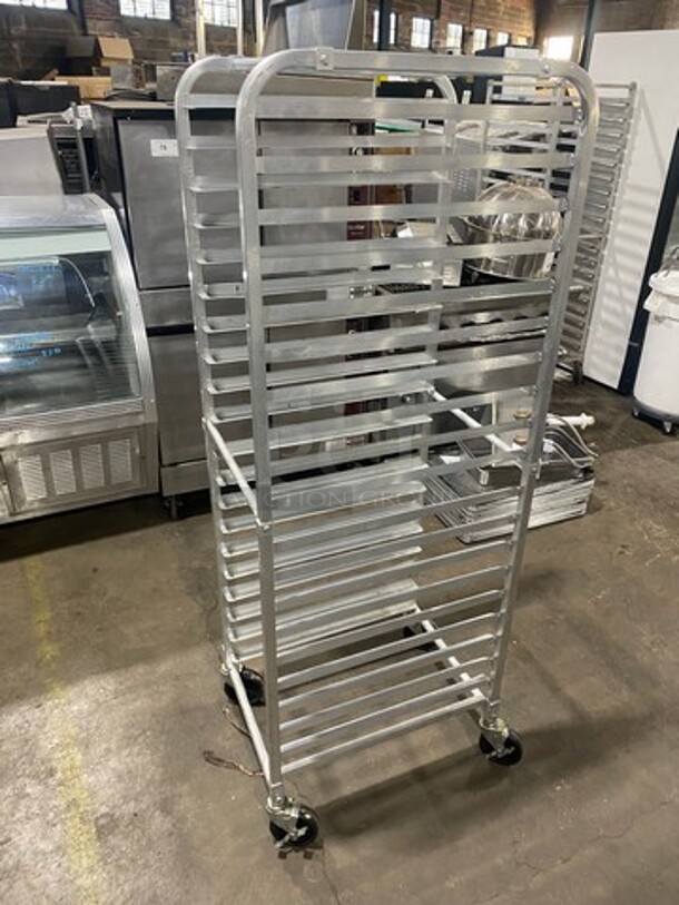 Metal Commercial Pan Transport Rack! On Casters! - Image 2 of 3