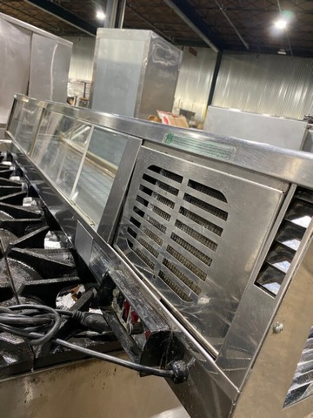 Yoshimasa Commercial Countertop Refrigerated Sushi Display Case Merchandiser! With Slanted Front Glass! Stainless Steel Body! - Image 3 of 8