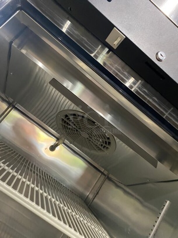 Turbo Air Commercial Single Door Reach In Refrigerator! With Poly Coated Racks! All Stainless Steel! On Casters! Model: M3R241 SN: M3R2L8Z083 115V 60HZ 1 Phase - Image 6 of 9