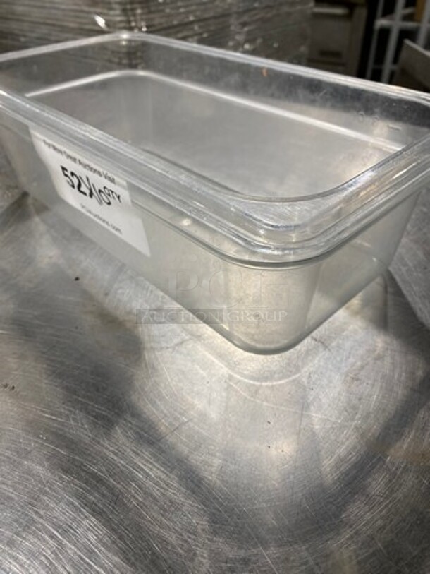 Cambro Assorted Size Clear Food Containers! 10x Your Bid! - Image 6 of 7