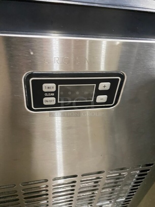 Crownful Commercial Undercounter Ice Maker Machine! All Stainless Steel! Model: CFCIM01 SN: 2205000265 115V 60HZ 1 Phase - Image 6 of 8