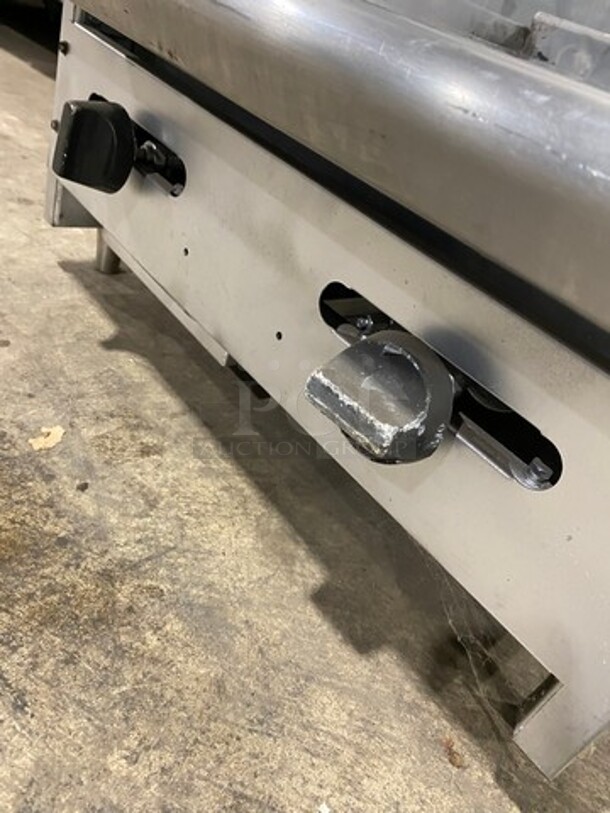 All Stainless Steel Commercial 24" Gas Powerd Flat Top Griddle! - Image 6 of 7