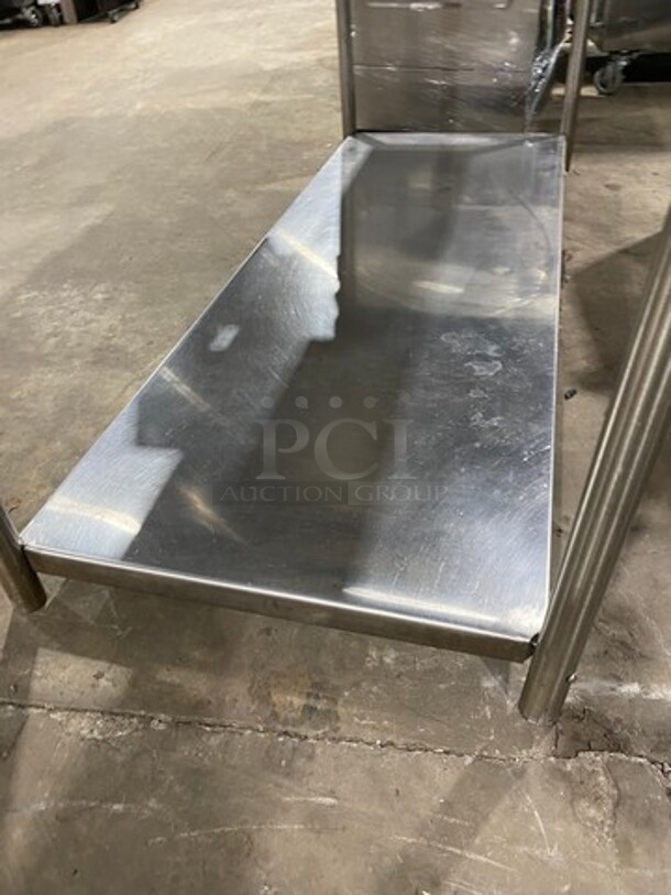 Solid Stainless Steel Work Top/ Prep Table! With Storage Space Underneath! On Legs! - Image 6 of 8