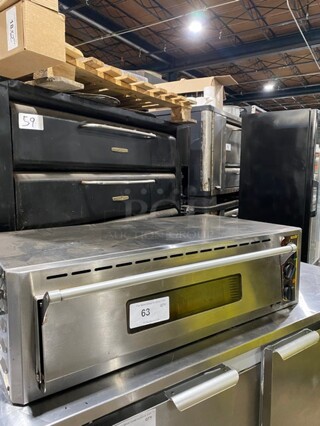 Equipex Commercial Countertop Electric Powered Pizza/ Snack Oven! Model: PZ430D SN: FJ412007 208/240V 60HZ 1 Phase