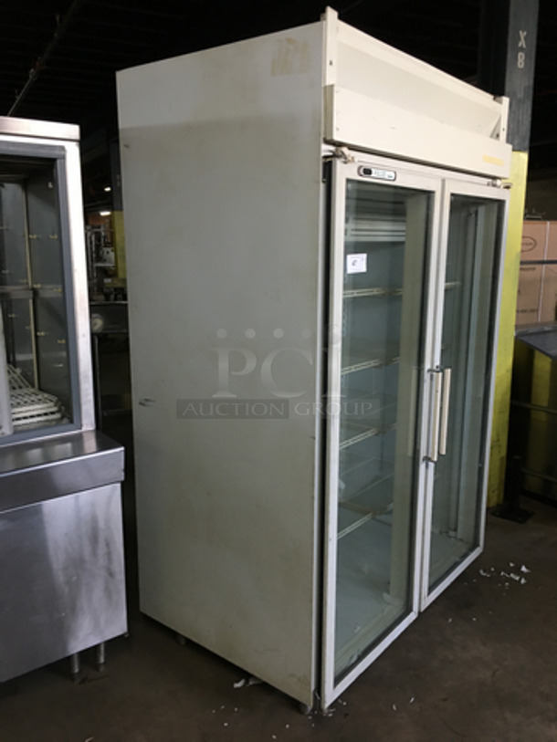 Frigidaire Commercial 2 Door Reach In Cooler Merchandiser! With View Through Doors! With Poly Coated Racks! On Legs! Model: T5CLGPCA-5 SN: C0767131 115/208/230V 60HZ 1 Phase - Image 2 of 8