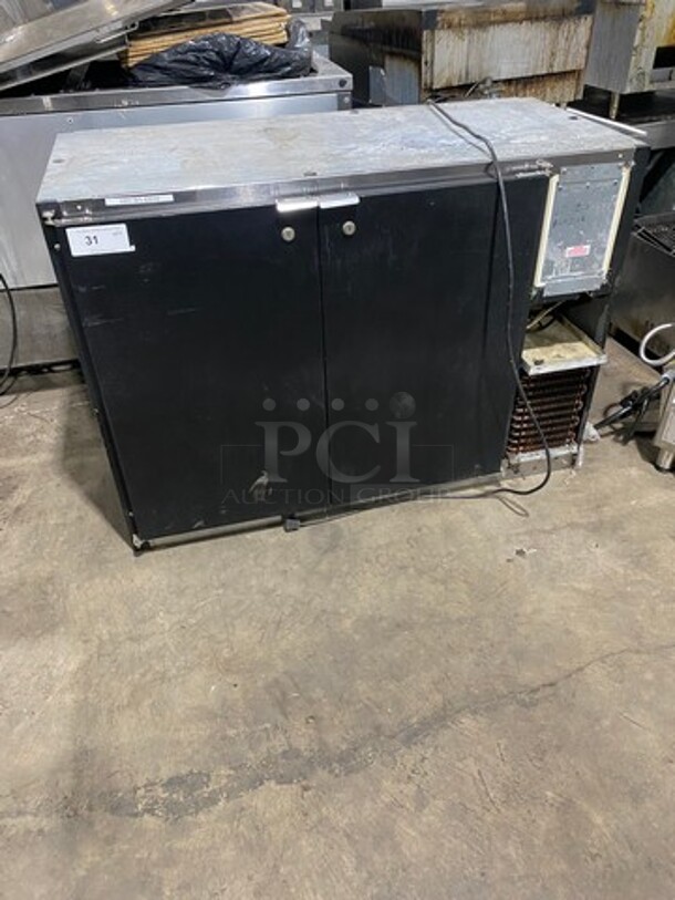 Beverage Air Commercial 2 Door Bar Back Cooler! Stainless Steel! Model: BB48 SN: 6003365 115V 60HZ 1 Phase - Image 1 of 8