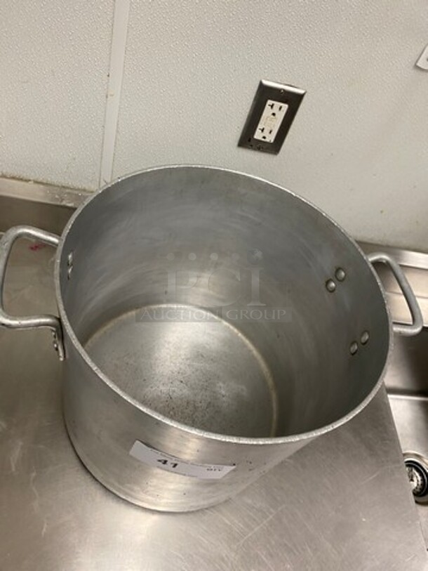 Metal Stock Pot! With Side Handles! - Image 2 of 5