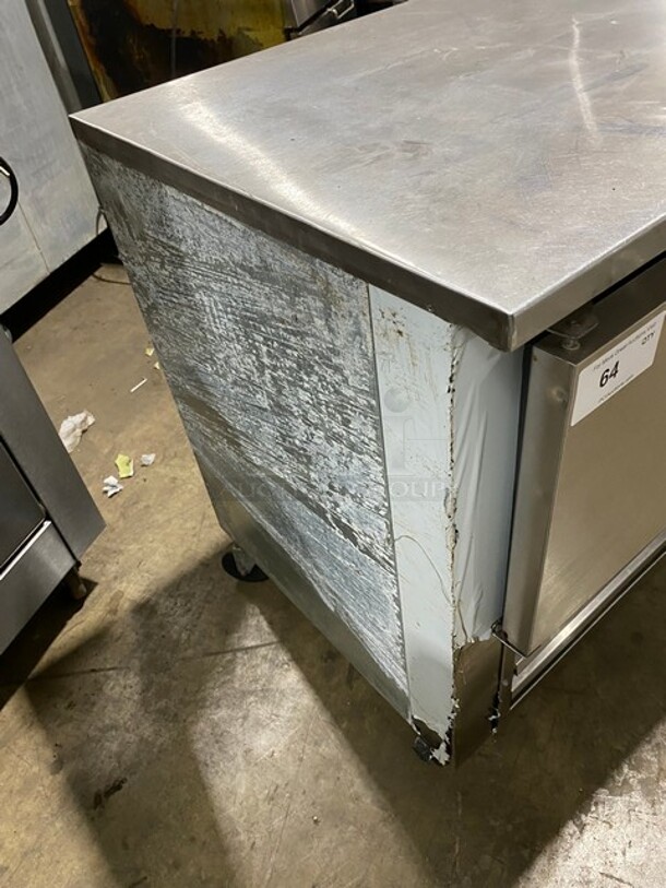 Cool Tech Commercial 2 Door Lowboy/Worktop Cooler! All Stainless Steel! On Casters! Model: CUSTOM48LB SN: 114962 115V - Image 2 of 8