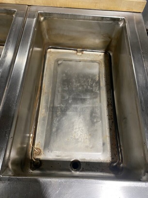 NICE! Wells Commercial Electric Powered 8 Well Steam Table! With Storage Space Underneath! All Stainless Steel With Wooden Outline! Model: HWSMP6D SN: BITTD1109A0164 208V 60HZ 1 Phase - Image 6 of 10