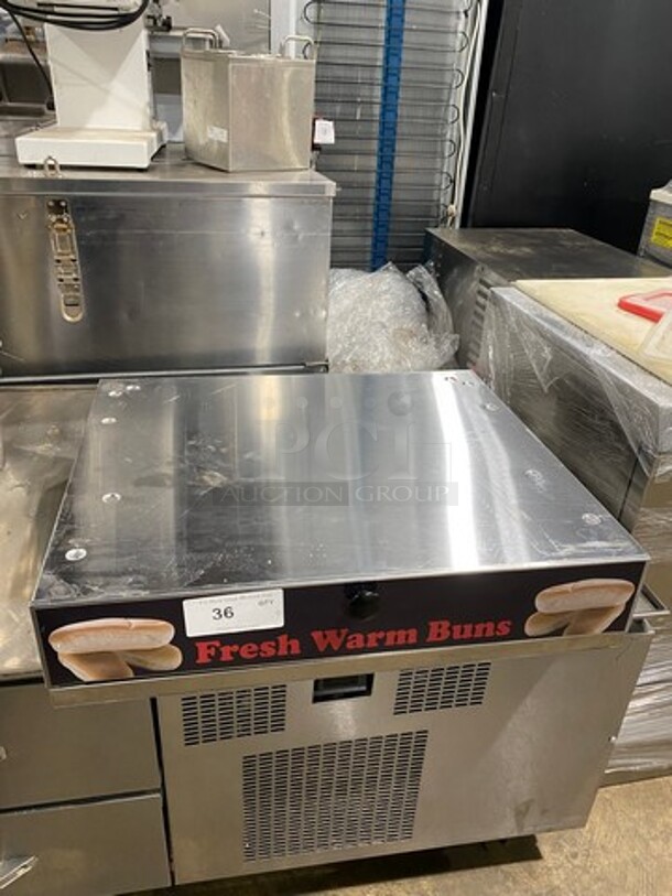 Commercial Countertop Single Drawer Bun Warmer! All Stainless Steel!