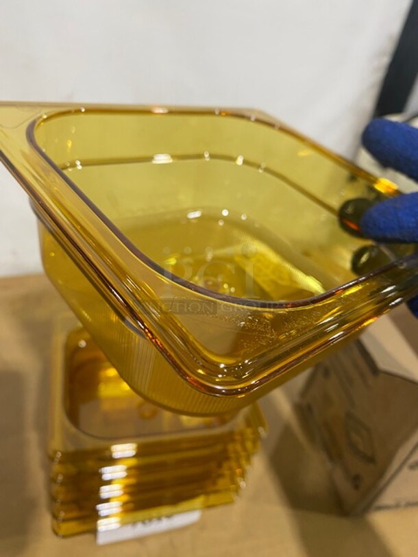 New Rubbermaid Yellow Poly Food Pans! 6x Your Bid! - Image 5 of 8