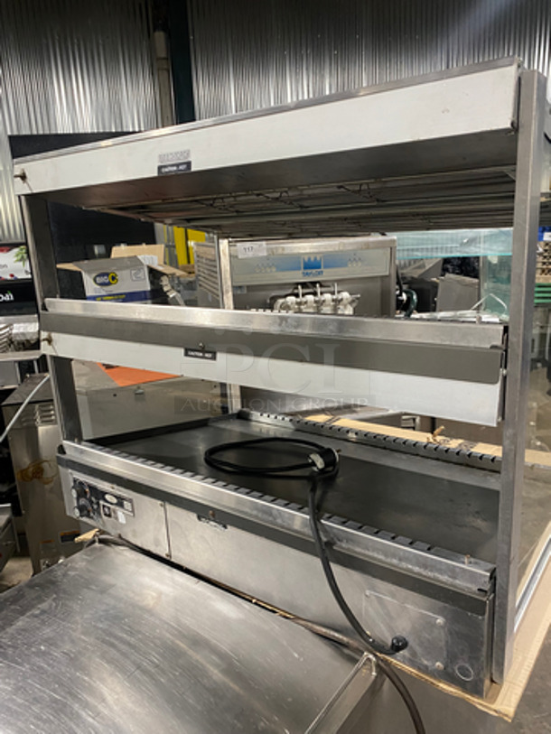 Hatco Commercial Countertop Heated Food Display Case! Stainless Steel! Model: GRSDS36D SN: 8555249808 120V 60HZ 1 Phase - Image 3 of 8
