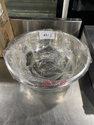 Winco 15 Inch Stainless Steel Strainer! 3 X Your Bid! 