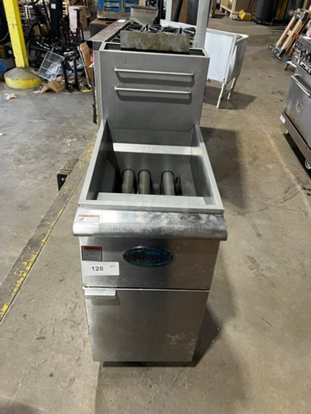 Mainstreet Commercial LP Powered Deep Fat Fryer! With Back Splash! All Stainless Steel! On Legs! Model: 541FF40L SN: 2104014006 - Image 1 of 8