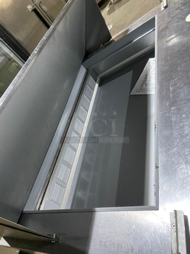 Victory Commercial Refrigerated Sandwich Prep Table! With 2 Door Underneath Storage Space! All Stainless Steel! On Casters! Model: VSP48HC18BOST SN: 12305041 115V 60HZ 1 Phase - Image 7 of 9
