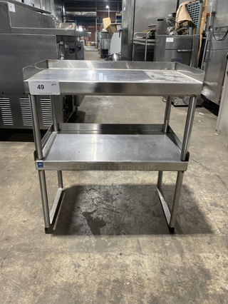One Stainless Steel Commercial Worktable with Under Shelf!