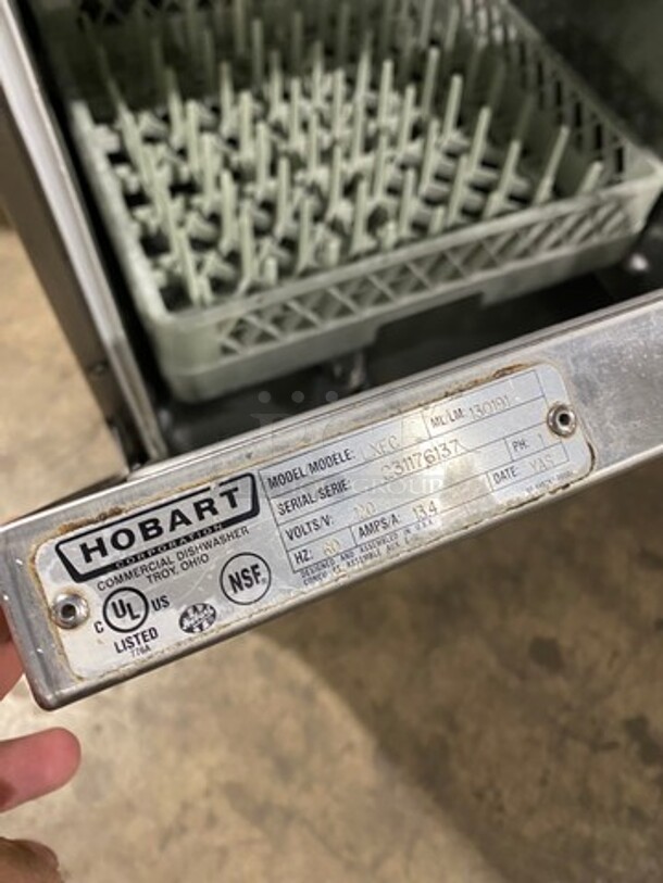 Hobart New Body Style Under The Counter Dishwasher! All Stainless Steel! Model: LXEC SN: 231176137 120V 60HZ 1 Phase - Image 8 of 9