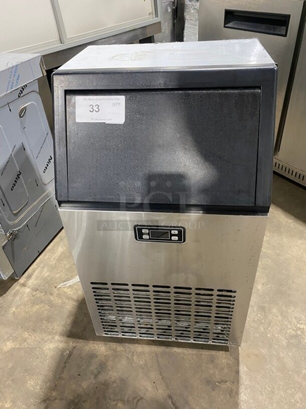 Crownful Commercial Undercounter Ice Maker Machine! All Stainless Steel! Model: CFCIM01 SN: 2205000265 115V 60HZ 1 Phase - Image 1 of 8