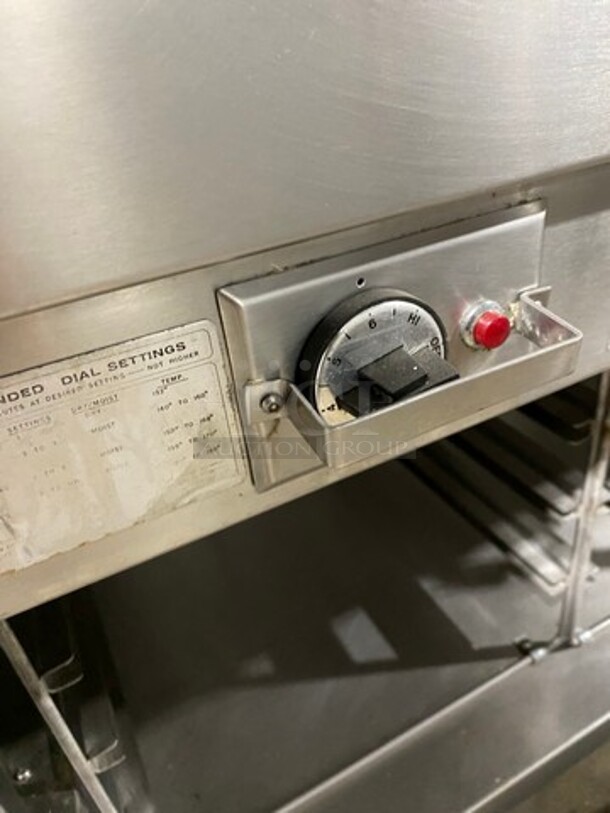 Seco Commercial Electric Powered 4 Well Steam Table! With Storage Space Underneath! All Stainless Steel! On Casters! - Image 10 of 11