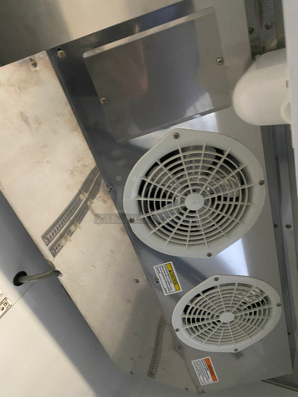 Beverage Air Commercial 2 Door Reach In Freezer! With Poly Coated Racks! All Stainless Steel! Model: KF481AS SN: 9025623 115V 60HZ 1 Phase - Image 7 of 10