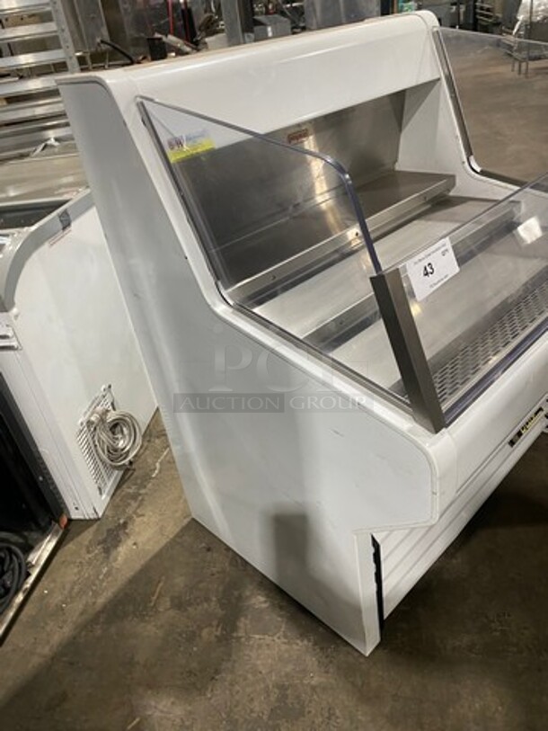 NICE! True Commercial Refrigerated Open Grab-N-Go Case Merchandiser! With Clear Poly Font And Sides! Stainless Steel Body! Model: THAC36 SN: 8789096 115V 60HZ 1 Phase - Image 4 of 7