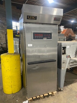 NICE! LBC Commercial Electric Powered Single Door Roll In Rack Proofer/ Warmer Holder/ Hot Food Storage! Solid Stainless Steel! WORKING WHEN REMOVED! Model: LRP1 SN: S55975 208/240V 60HZ 1/3 Phase