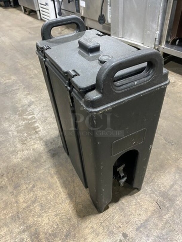 Cambro Insulated Beverage Dispenser/ Holder! With Side Handles! With Lid! - Image 3 of 6
