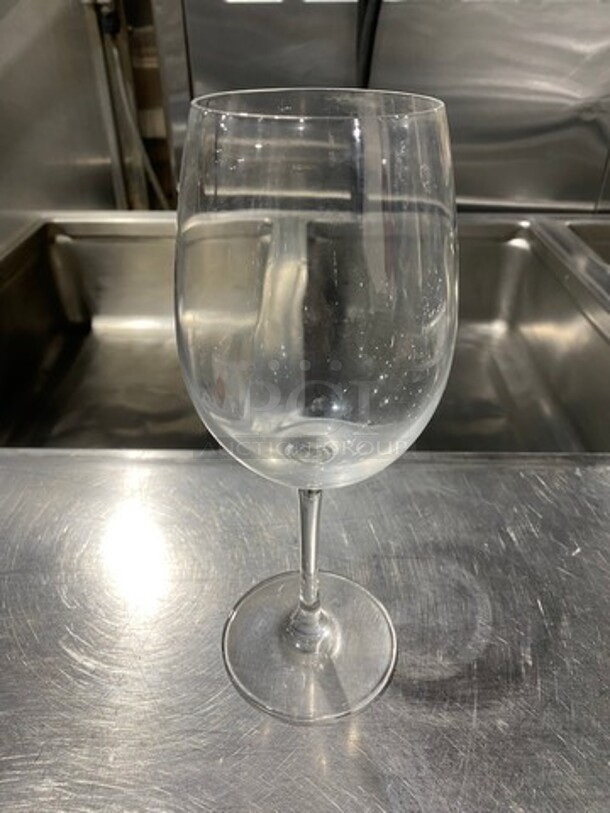 ALL ONE MONEY! Stemmed Wine Glasses! Includes Poly Cup Crate! - Image 3 of 6