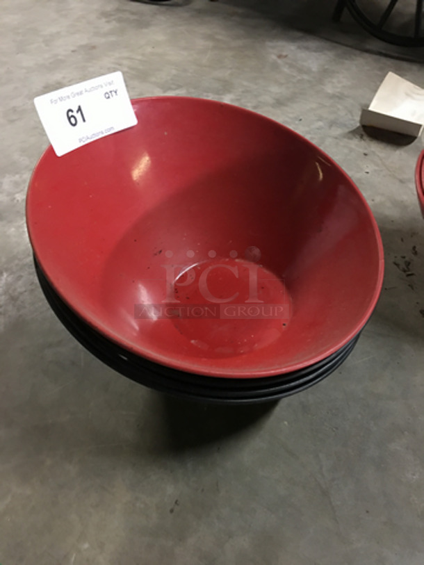 ALL ONE MONEY! Red, White And Black Bowls!