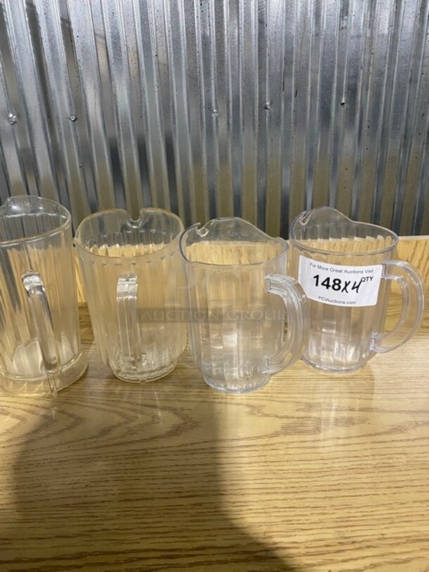 Plastic Water Pitcher! 4 X Your Bid! - Image 1 of 8