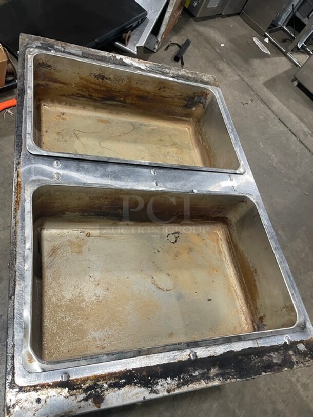 Eagle Commercial Electric 2 Well Steam Table! With Underneath Storage Space! All Stainless Steel! On Legs! Model DRT2208 Serial 1703100127! 208V 1Phase! - Image 5 of 8