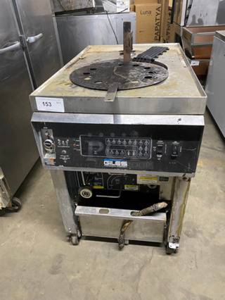 Giles Commercial Electric Powered Fryer! All Stainless Steel! On Casters!