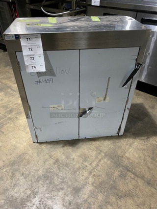 Commercial Heavy Duty 2 Door Wall Storage Cabinet! Solid Stainless Steel!
