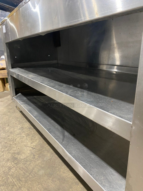 WOW! Commerical Custom Made Prep/ Worktop Counter! With Shelf Storage Underneath! All Stainless Steel! On Casters! - Image 5 of 5