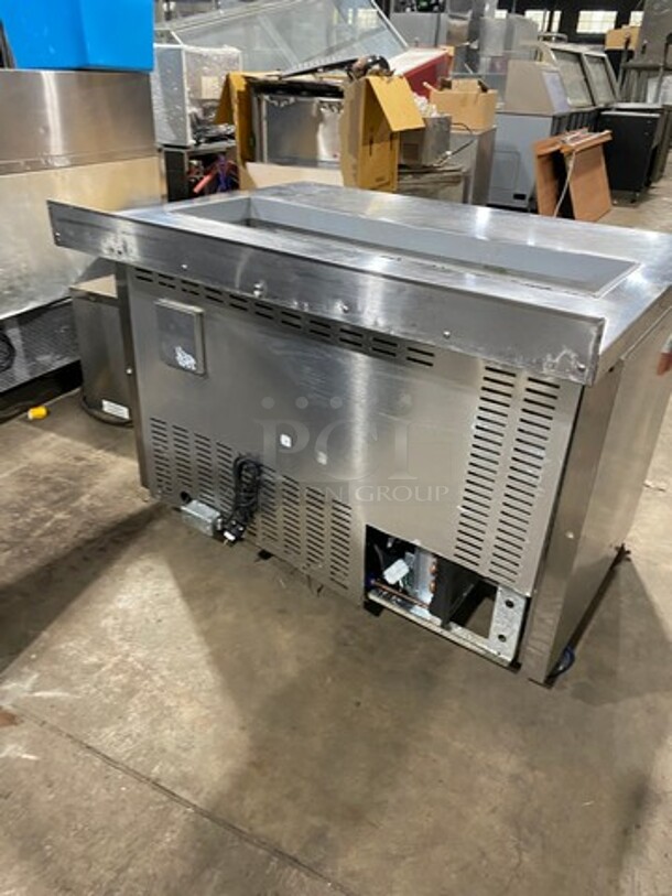 Continental Commercial Refrigerated Sandwich Prep Table! With 2 Door Underneath Storage Space! All Stainless Steel! On Casters! Model: SW4812 SN: 15766384 115V 60HZ 1 Phase - Image 3 of 9