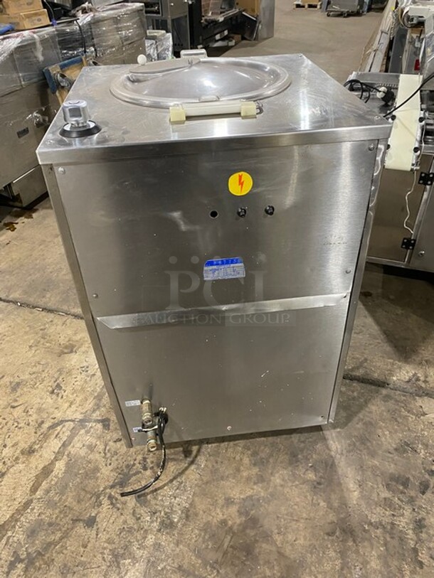 Carpigiani Commercial Floor Style Gelato Cream Cooker/Pasteurizer! All Stainless Steel! Model PASTOCREMA 55 SN: 387735! 220V 3 Phase! On Casters! - Image 3 of 10