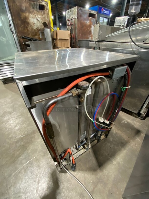 CMA Commercial Under The Counter Dishwasher! All Stainless Steel! MODEL L1X16 SN:182549 120V 1PH - Image 4 of 9