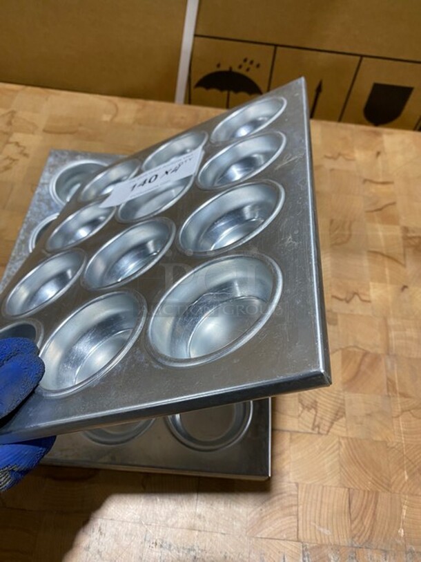 NEW! All Stainless Steel Cup Cake Baking Pan! 4x Your Bid! - Image 5 of 5