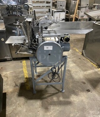NICE! Berkel Commercial Automatic Meat/ Deli/ Cheese Stacker Slicer! All Stainless Steel! On Legs! Model: 170D SN: 180D424
