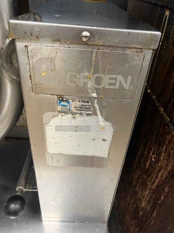 Groen Commercial Natural Gas Powered Tilting Soup Kettle! All Stainless Steel! WORKING WHEN REMOVED! Model: TDH40 SN: 36457 - Image 7 of 10