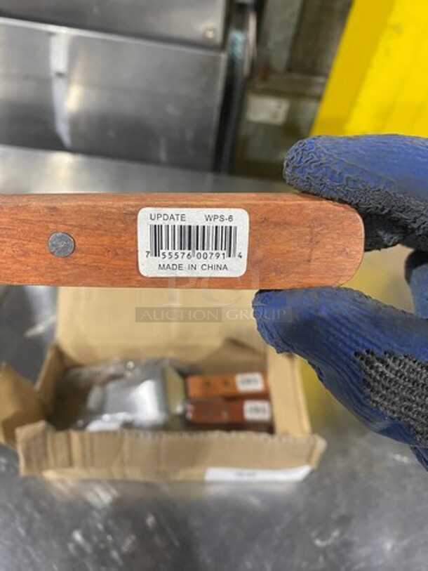 NEW! IN THE BOX! Cake/ Pie Server! With Wooden Handle! - Image 5 of 5