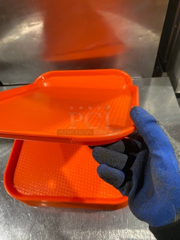 NEW! IN THE BOX! Cambro Orange Poly Food Serving Trays! - Image 7 of 8
