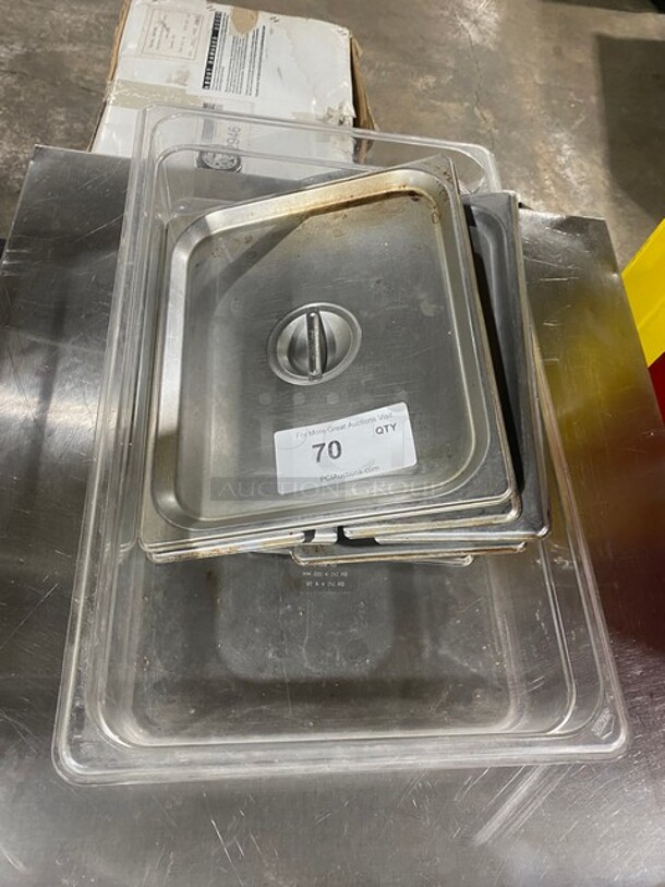 Assorted Steam Table/ Hotel Pan & Lids! All One Money!  - Image 1 of 4