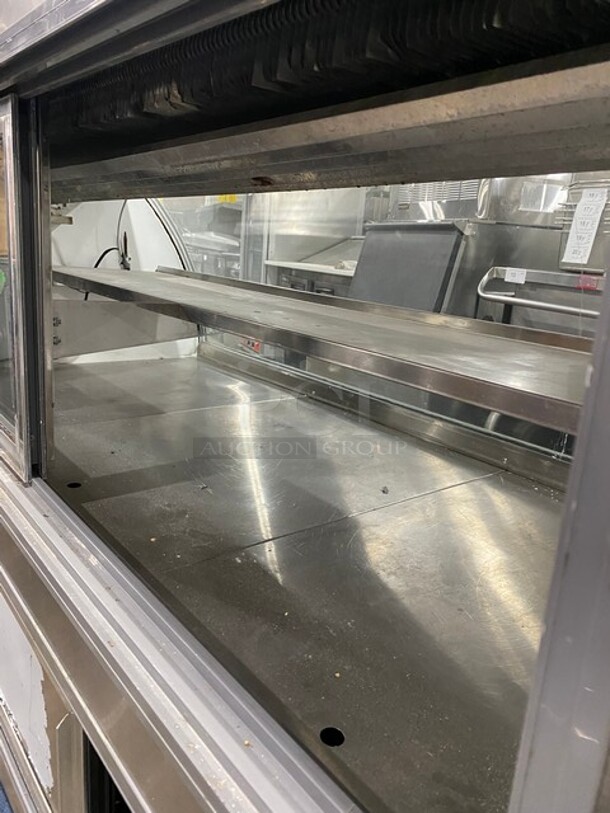 Leader Commercial Refrigerated Bakery/Deli Case! With Curved Front Glass! With Sliding Rear Access Doors! All Stainless Steel Body! WORKING WHEN REMOVED! Model: CDL72 SN: PQ101363 115V 60HZ 1 Phase - Image 5 of 9