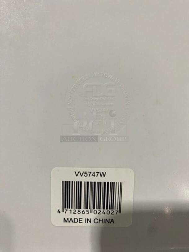 White Poly Square Salad Bowls! 11x Your Bid! - Image 6 of 7